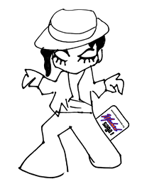 Michael Jackson - Smooth Criminal - Outside
